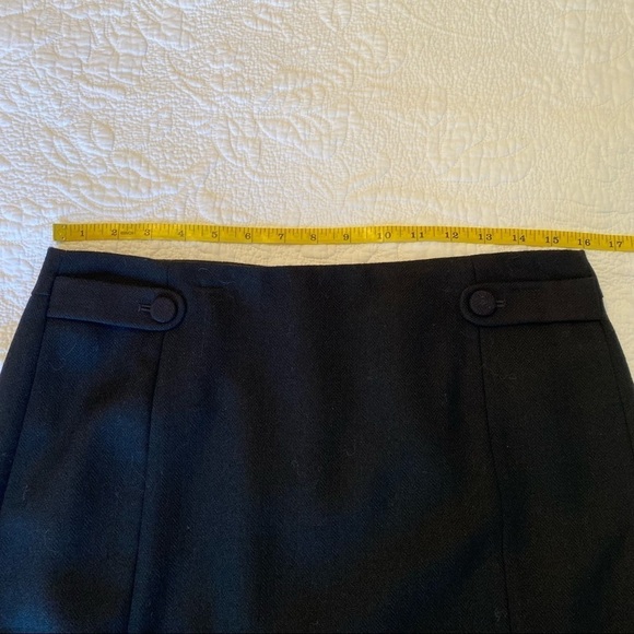 J. Crew NWT 100% Wool Black Pencil Skirt - 6 - Picture 7 of 10